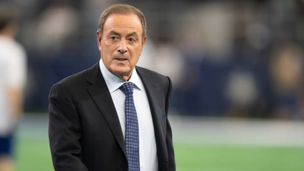 Michaels before the Cardinals' 27-3 preseason win over the Cowboys on Aug. 26, 2018.